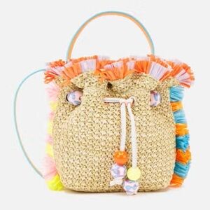 Sophia Webster Raffia handbag
